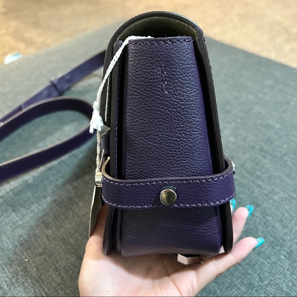 ❌SOLD❌ Jimmy Choo Lexie Amethyst Leather Bag Brandnew - Picture 3 of 9